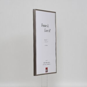 Cadre plastique Effect Art platine 25x50 cm verre clair