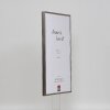 Cadre plastique Effect Art platine 25x50 cm verre clair