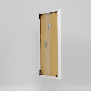 Effect cadre plastique Art blanc 25x80 cm verre clair