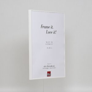 Effect cadre plastique Art blanc 25x80 cm verre clair