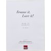 Effect cadre plastique Art blanc 25x80 cm verre clair