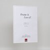 Effect cadre plastique Art blanc 25x80 cm verre clair