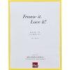 Cadre plastique Effect Art jaune 30x45 cm verre clair