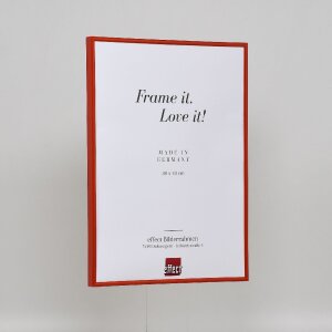 Cadre plastique Effect Art rouge 40x50 cm verre clair