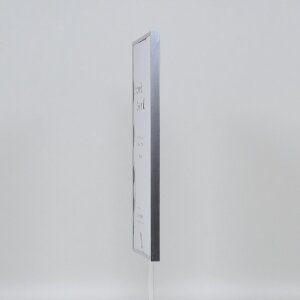 Cadre plastique Effect Art argenté 60x60 cm verre clair
