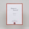 Cadre plastique Effect Art rouge 14,8x21 cm verre clair