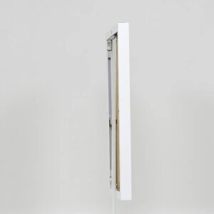 Effect Cadre photo en aluminium Quadro 25x60 cm Blanc Verre clair MDF arrière