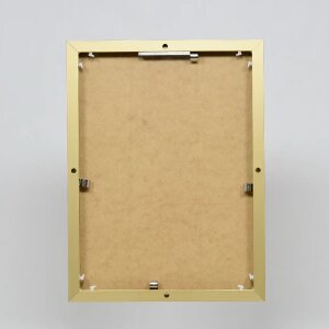 Effect Cadre photo en aluminium Quadro 25x60 cm Or Verre clair Suspension Haut Transversal