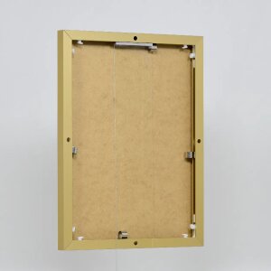 Effect Cadre photo en aluminium Quadro 25x60 cm Or Verre clair Suspension Haut Transversal