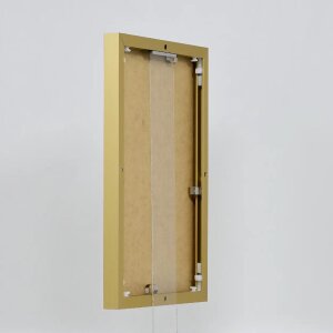 Effect Cadre photo en aluminium Quadro 25x60 cm Or Verre clair Suspension Haut Transversal