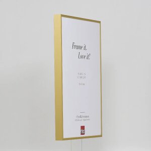 Effect Cadre photo en aluminium Quadro 25x60 cm Or Verre clair Suspension Haut Transversal