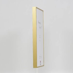 Effect Cadre photo en aluminium Quadro 25x60 cm Or Verre clair Suspension Haut Transversal