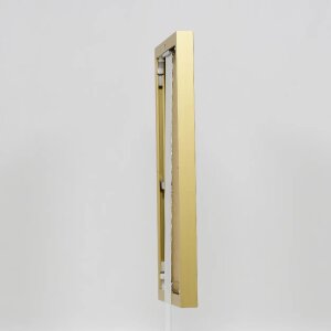 Effect Cadre photo en aluminium Quadro 25x60 cm Or Verre clair Suspension Haut Transversal