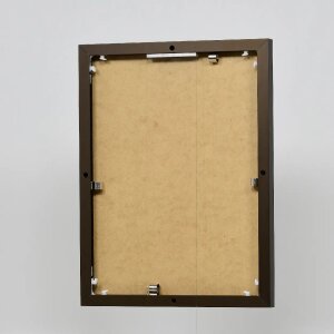 Effect Aluminium Cadre Quadro 25x60 cm Bronze Verre clair Haut Transversal