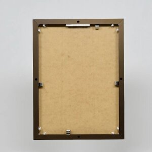 Effect Aluminium Cadre Quadro 25x60 cm Bronze Verre clair Haut Transversal