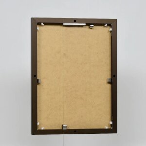 Effect Aluminium Cadre Quadro 25x60 cm Bronze Verre clair Haut Transversal