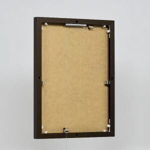 Effect Aluminium Cadre Quadro 25x60 cm Bronze Verre clair Haut Transversal