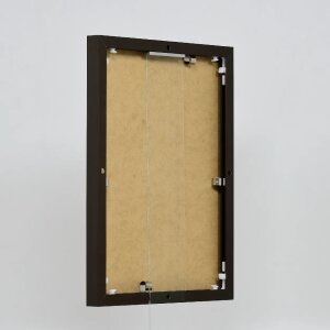 Effect Aluminium Cadre Quadro 25x60 cm Bronze Verre clair Haut Transversal