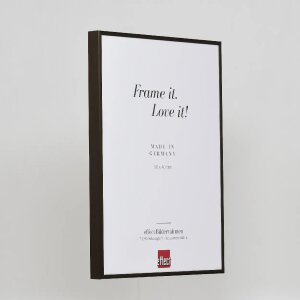 Effect Aluminium Cadre Quadro 25x60 cm Bronze Verre clair Haut Transversal