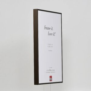 Effect Aluminium Cadre Quadro 25x60 cm Bronze Verre clair Haut Transversal