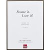 Effect Aluminium Cadre Quadro 25x60 cm Bronze Verre clair Haut Transversal