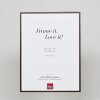 Effect Aluminium Cadre Quadro 25x60 cm Bronze Verre clair Haut Transversal