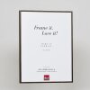 Effect Aluminium Cadre Quadro 25x60 cm Bronze Verre clair Haut Transversal