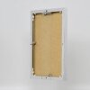 Cadre photo Effect en aluminium Quadro 25x60 cm argenté brillant verre clair