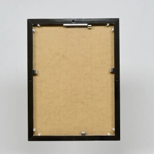 Cadre photo Effect aluminium Quadro 25x60 cm Argent antique Verre clair MDF arrière