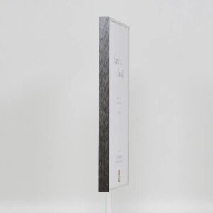 Cadre photo Effect en aluminium Quadro 28x35 cm argenté brillant verre clair