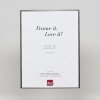 Cadre photo Effect en aluminium Quadro 28x35 cm argenté brillant verre clair