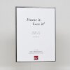 Cadre photo Effect en aluminium Quadro 28x35 cm argenté brillant verre clair