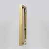 Effect cadre photo aluminium Quadro 29,7x42 cm or verre clair