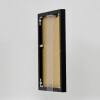Cadre photo Effect en aluminium Quadro 35x100 cm noir brillant verre clair