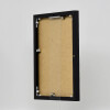 Cadre photo Effect en aluminium Quadro 35x100 cm noir brillant verre clair