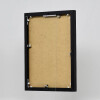 Cadre photo Effect en aluminium Quadro 35x100 cm noir brillant verre clair