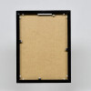 Cadre photo Effect en aluminium Quadro 35x100 cm noir brillant verre clair