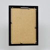 Cadre photo Effect en aluminium Quadro 35x100 cm noir brillant verre clair