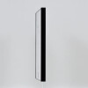 Cadre photo Effect en aluminium Quadro 35x100 cm noir brillant verre clair