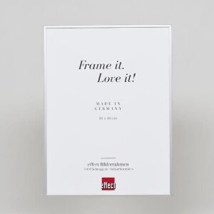 Effect Cadre photo en aluminium Quadro 35x50 cm argent verre clair