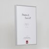 Effect Cadre photo en aluminium Quadro 35x50 cm argent verre clair