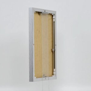 Cadre photo Effect en aluminium Quadro 42x59,4 cm argent brillant verre clair