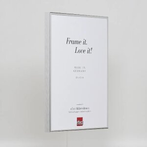 Cadre photo Effect en aluminium Quadro 42x59,4 cm argent brillant verre clair