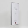 Cadre photo Effect en aluminium Quadro 42x59,4 cm argent brillant verre clair