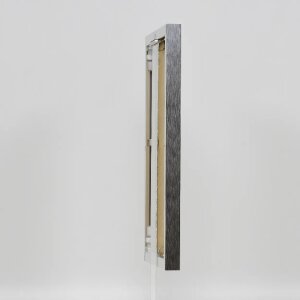 Cadre photo Effect en aluminium Quadro 50x100 cm argenté brillant verre clair