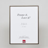 Effect cadre photo aluminium Quadro 50x60 cm bronze verre clair