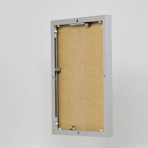 Effect cadre photo aluminium Quadro 59,4x84,1 cm argenté verre clair