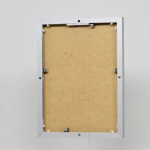 Effect cadre photo aluminium Quadro 59,4x84,1 cm argenté verre clair