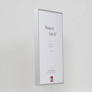 Effect cadre photo aluminium Quadro 59,4x84,1 cm argenté verre clair