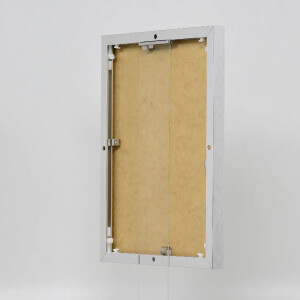 Cadre photo Effect en aluminium Quadro 59,4x84,1 cm argenté brillant verre clair